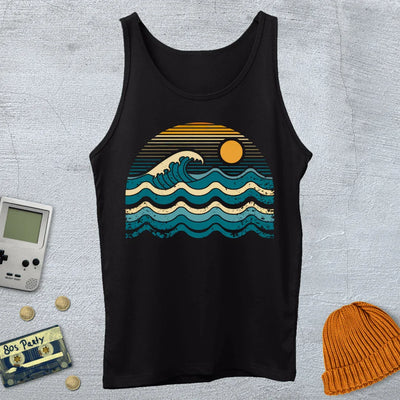 Retro Waves - Tank Top - Throwback Paradise