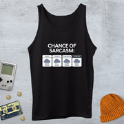 Printify Tank Top XS / Black Sarcasm - Tank Top