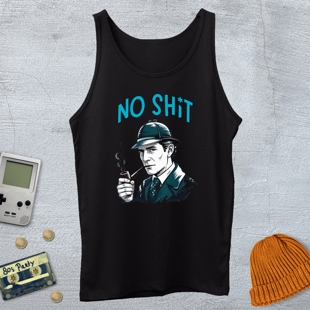 Printify Tank Top XS / Black Sherlock - Tank Top