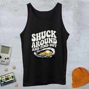Printify Tank Top XS / Black Shuck Around - Tank Top
