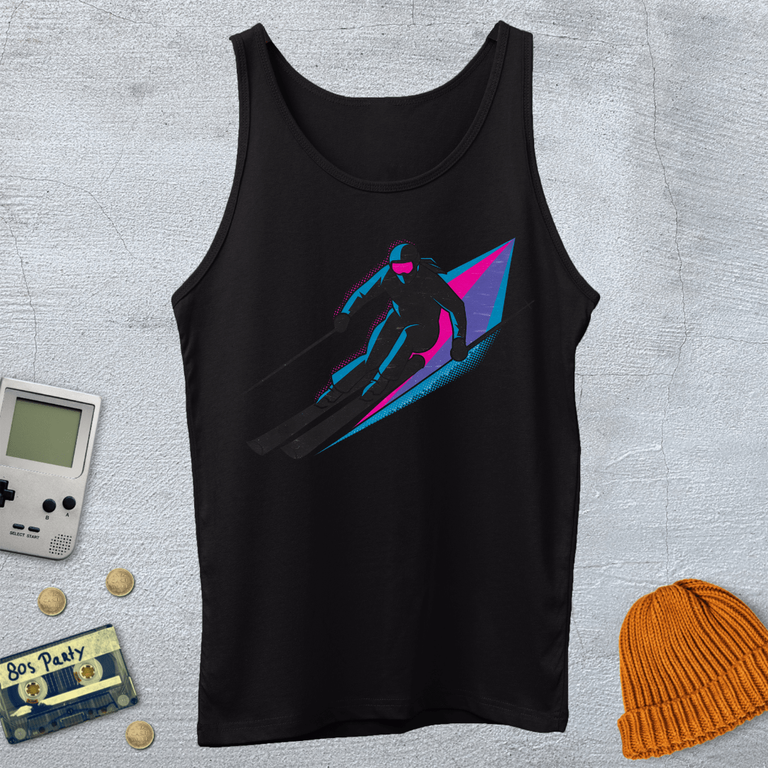 Printify Tank Top XS / Black Ski - Tank Top