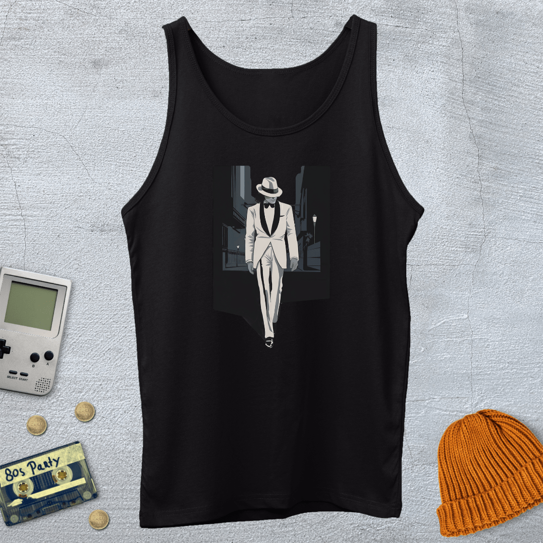 Printify Tank Top XS / Black Smooth Criminal - Tank Top