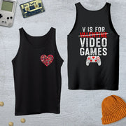 V for Videogame - Tank Top - Throwback Paradise