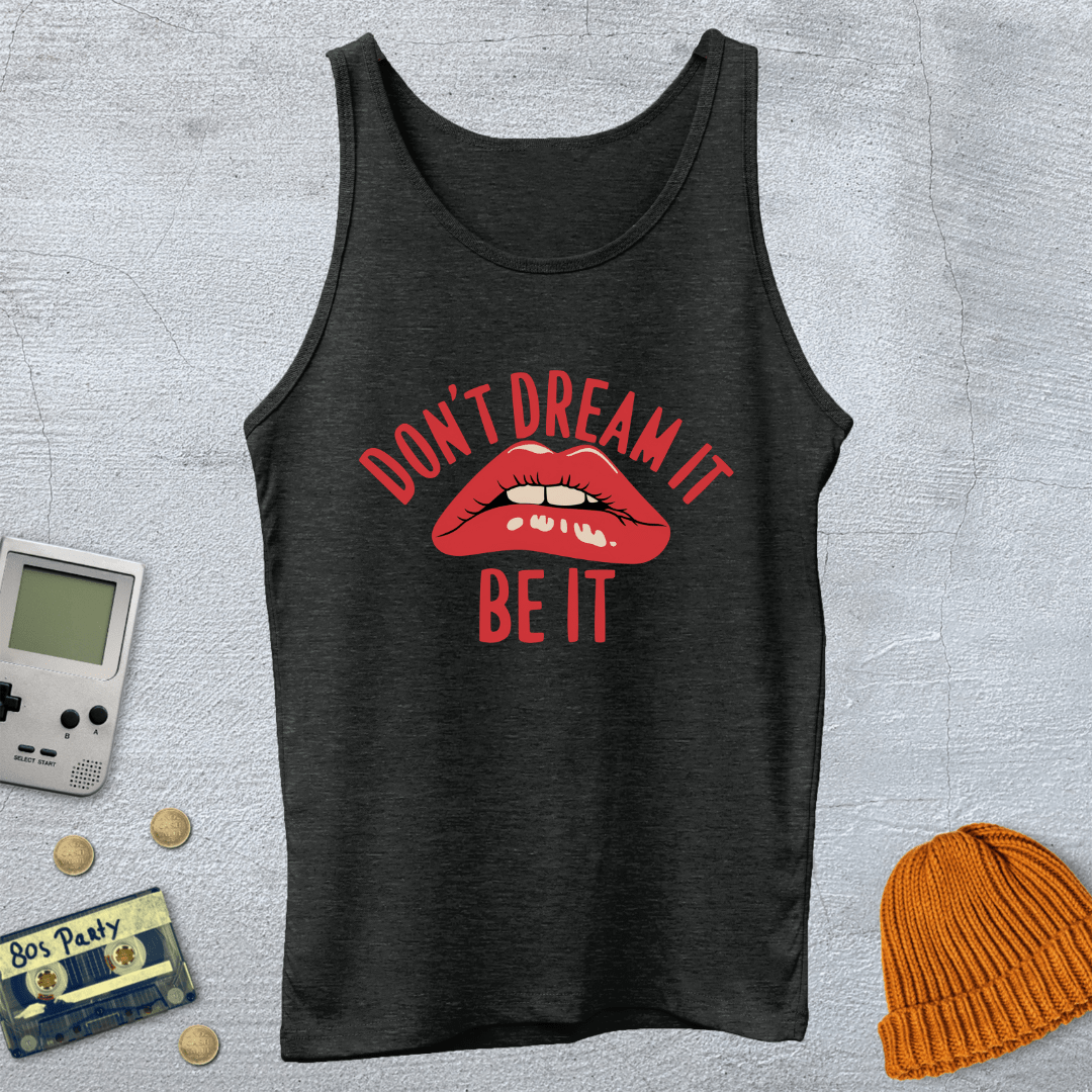Printify Tank Top XS / Charcoal Black TriBlend Don't Dream it - Tank Top