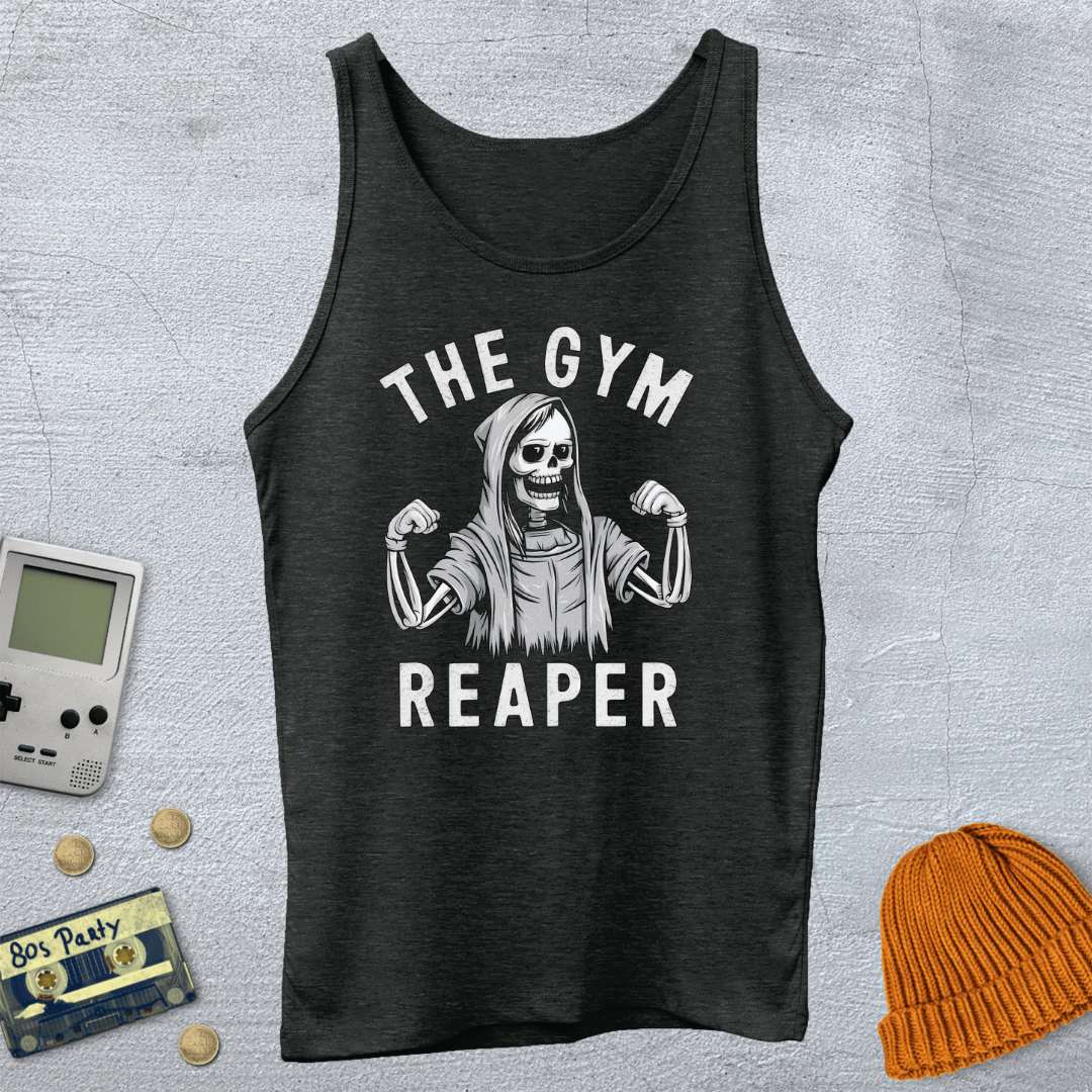 Printify Tank Top XS / Charcoal Black TriBlend GymReaper - Tank Top