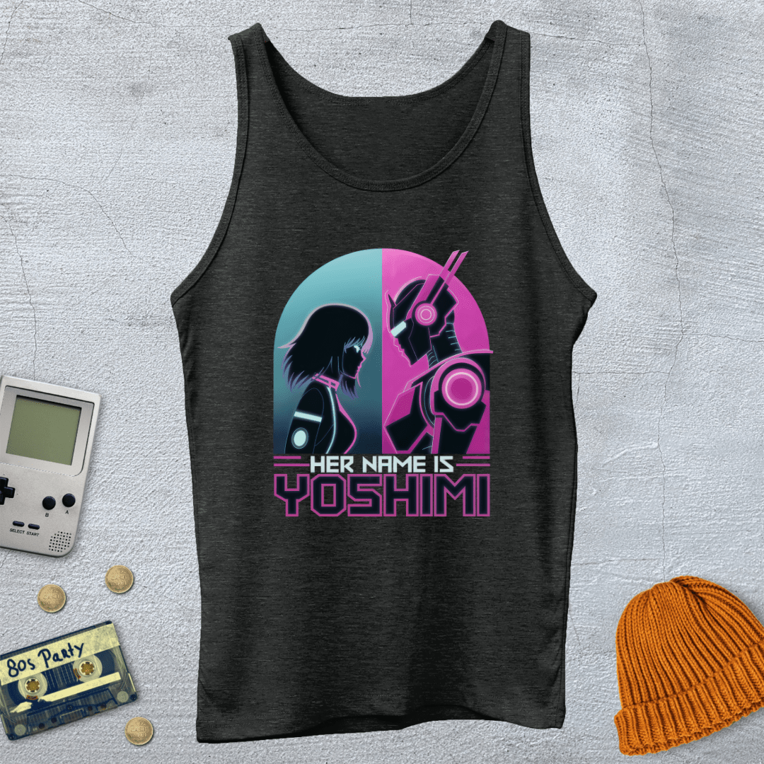 Printify Tank Top XS / Charcoal Black TriBlend Yoshimi - Tank Top