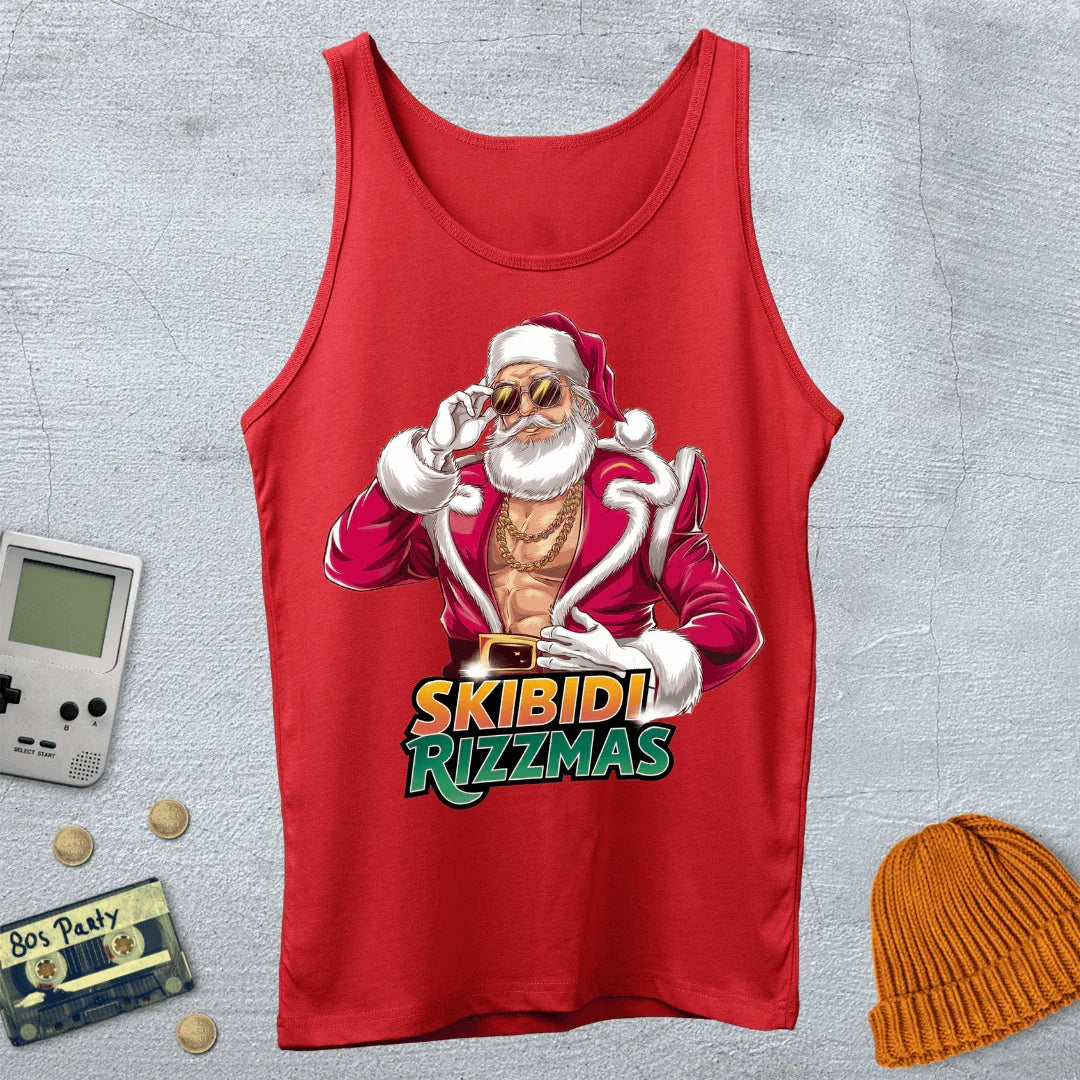 Skibidi Rizzmas - Tank Top - Throwback Paradise