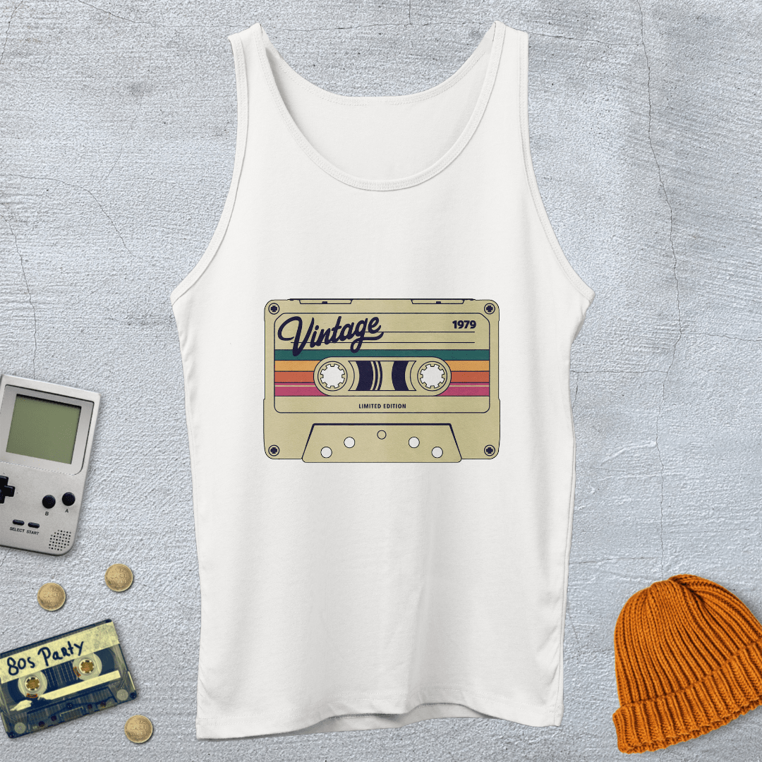 Printify Tank Top XS / White 1979 - Tank Top