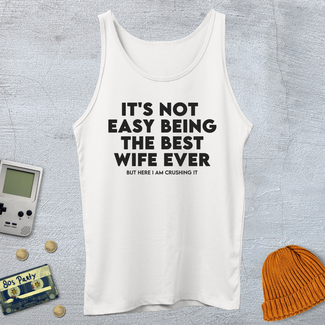 Printify Tank Top XS / White Best Wife - Tank Top
