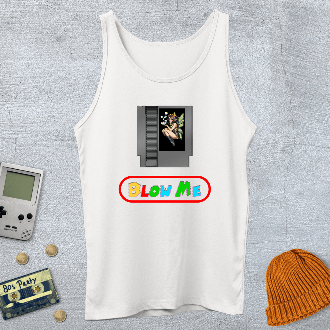 Printify Tank Top XS / White Blow Me - Tank Top