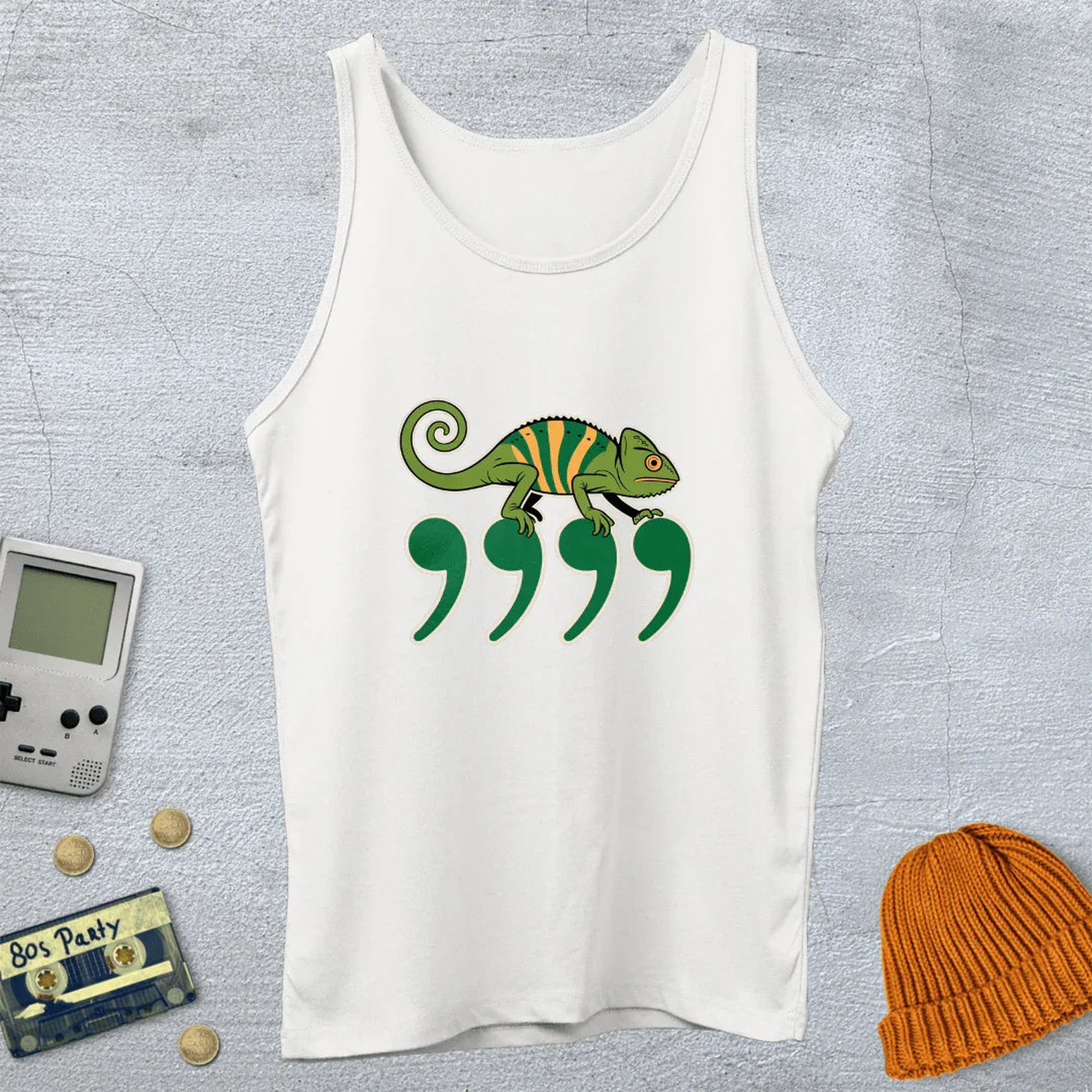Comma Chameleon - Tank Top