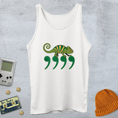 Comma Chameleon - Tank Top - Throwback Paradise