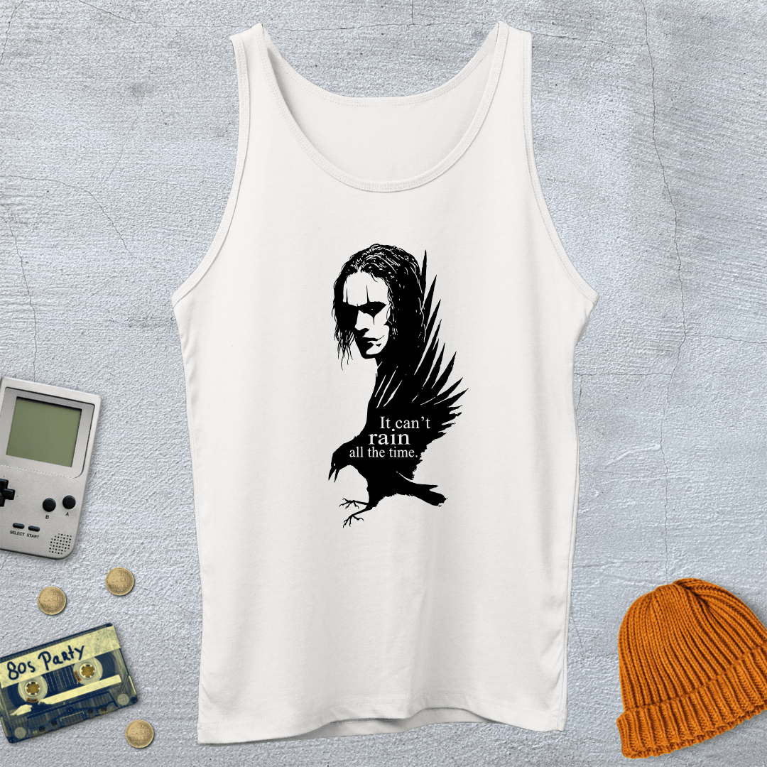 Printify Tank Top XS / White Crow - Tank Top