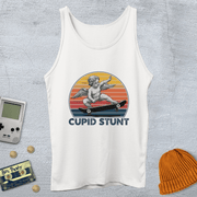 Printify Tank Top XS / White Cupid Stunt - Tank Top