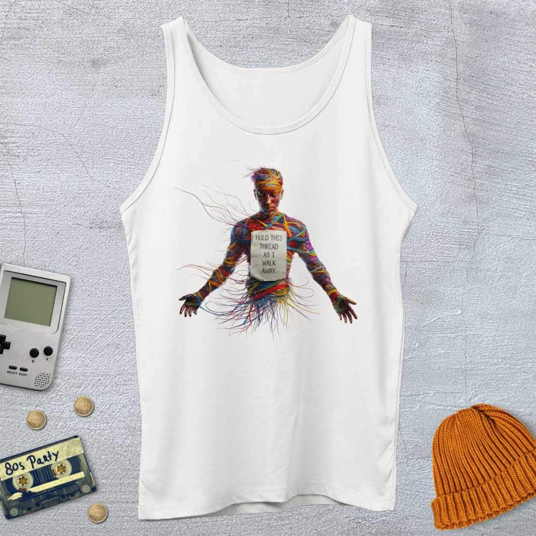 Printify Tank Top XS / White Destroy my sweater - Tank Top