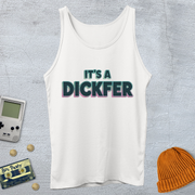 Printify Tank Top XS / White Dickfer - Tank Top