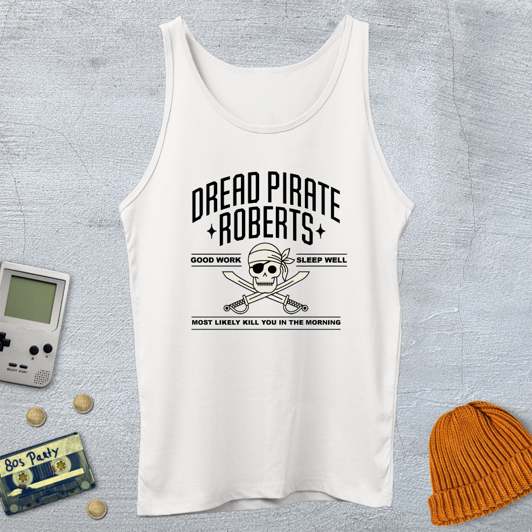 Printify Tank Top XS / White Dread Pirate Roberts - Tank Top
