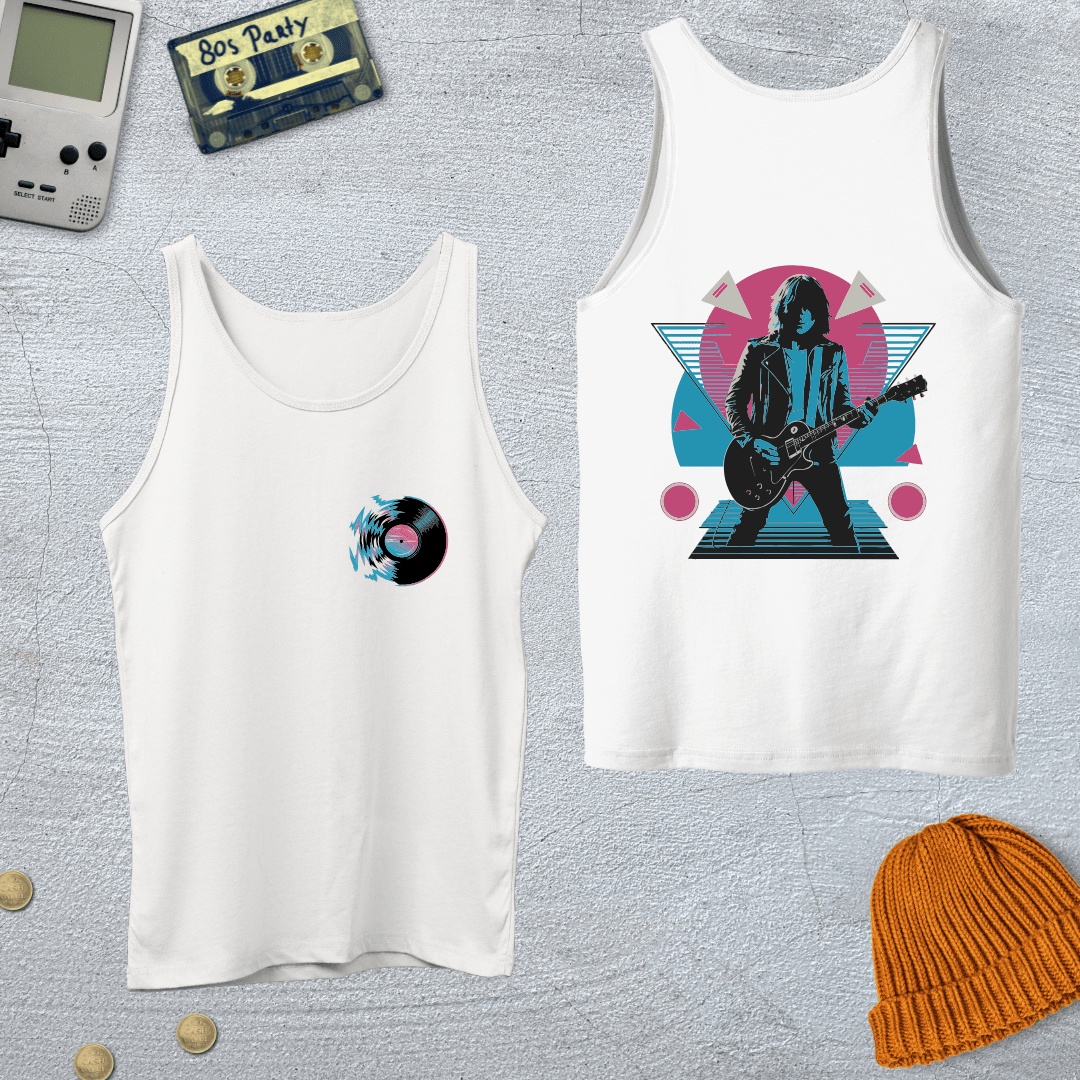Printify Tank Top XS / White Electric Metal - Tank Top
