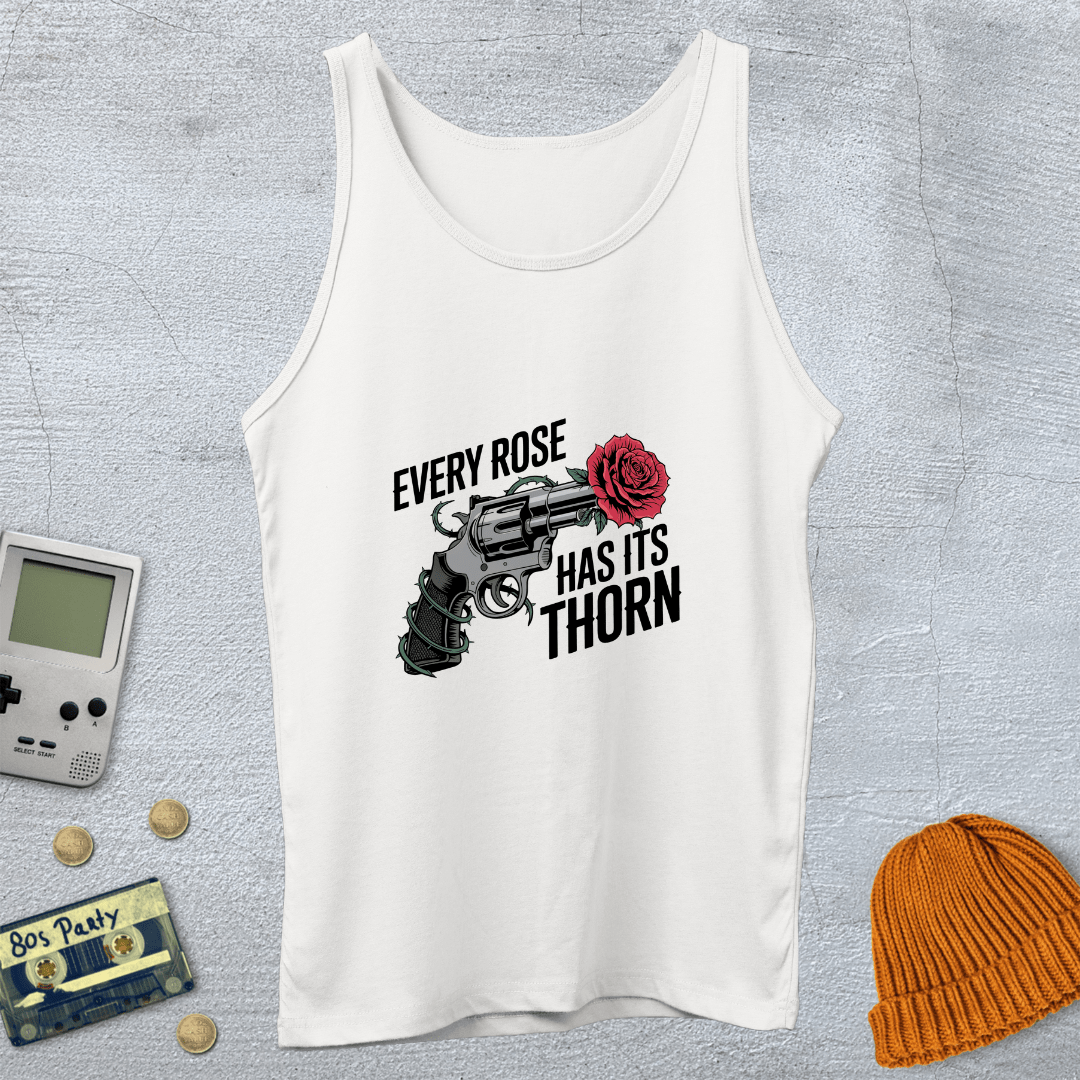 Printify Tank Top XS / White Every Rose - Tank Top