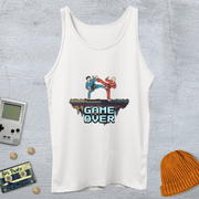Printify Tank Top XS / White Game Over - Tank Top