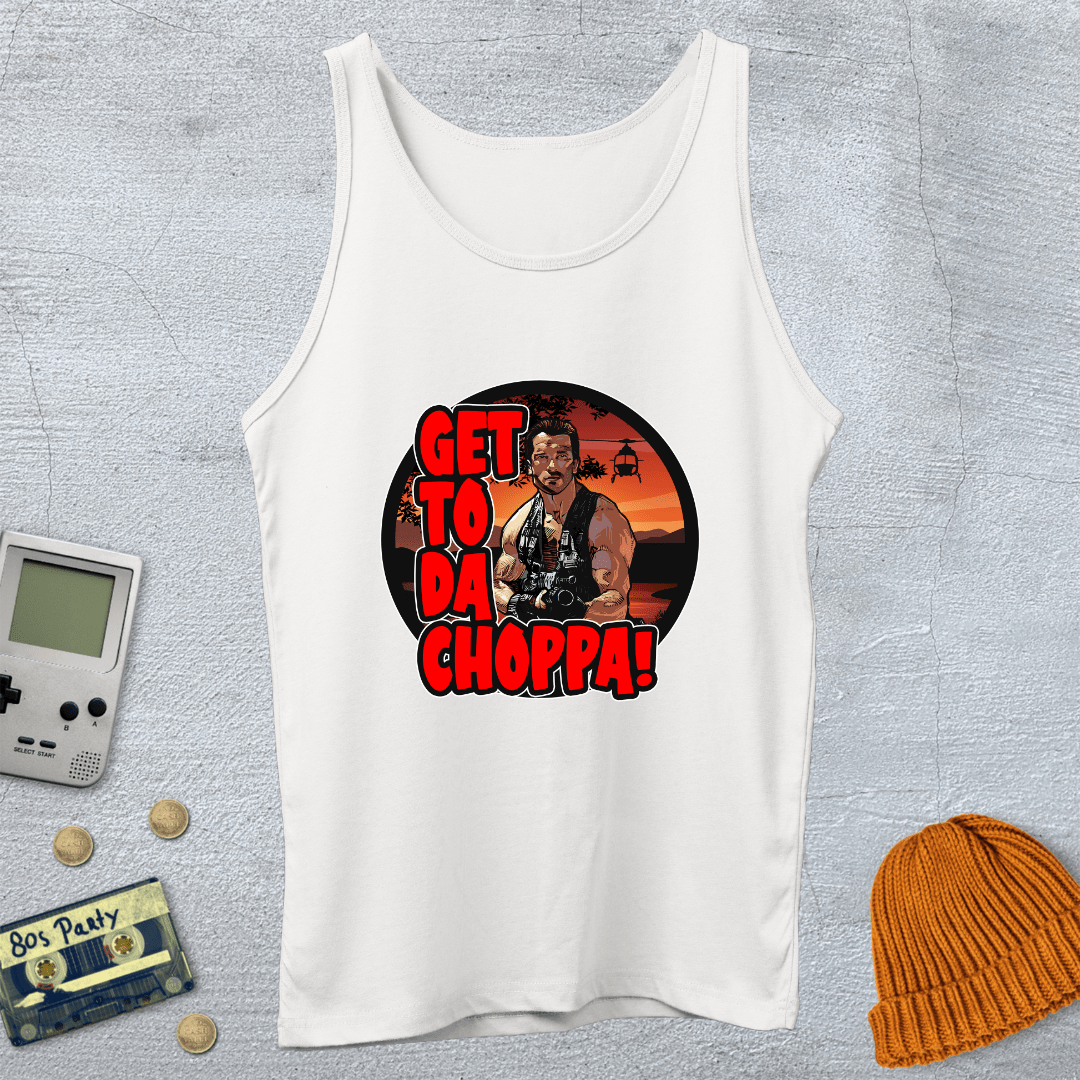 Printify Tank Top XS / White GetToDaChoppa - Tank Top