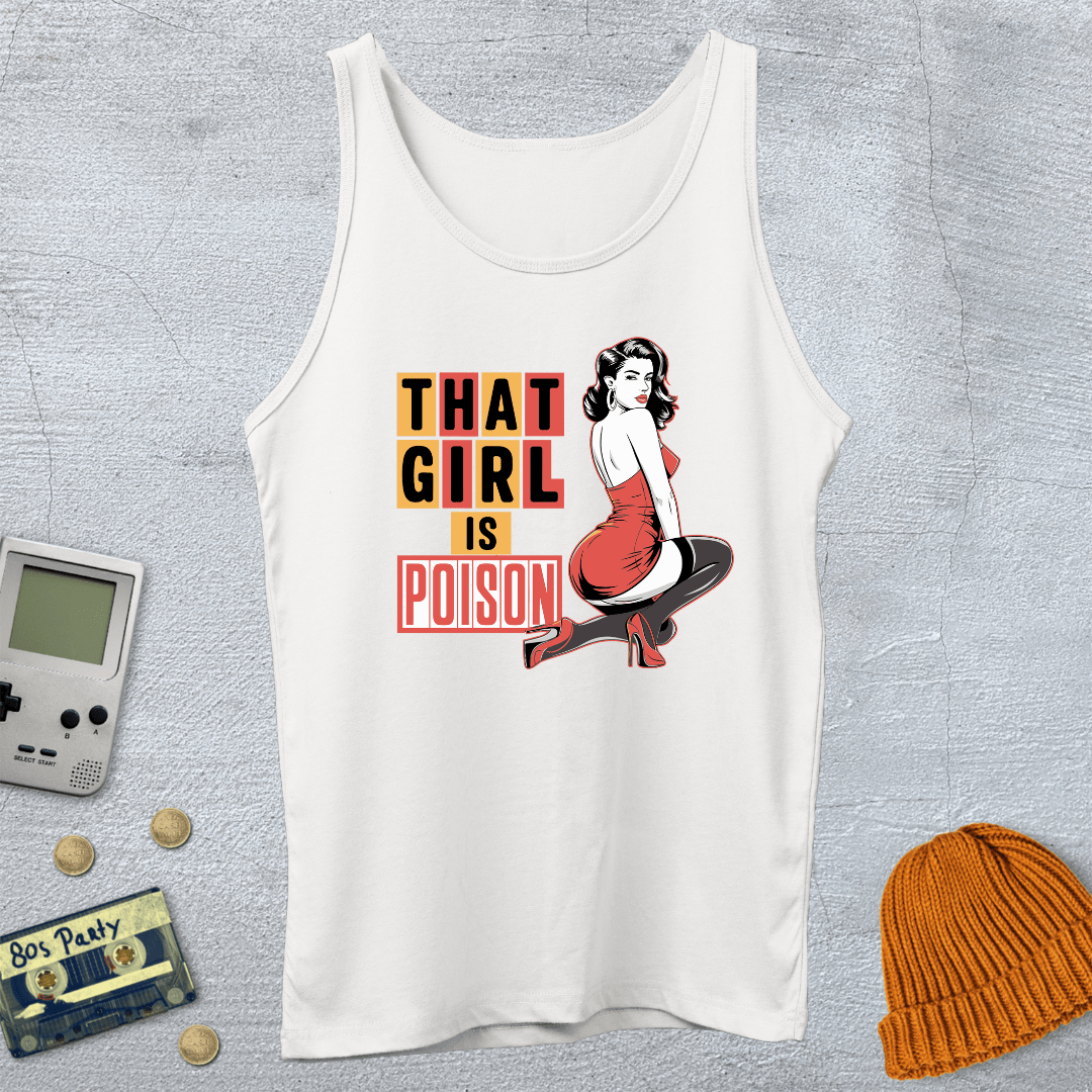 Printify Tank Top XS / White Girl is Poison - Tank Top