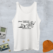 Printify Tank Top XS / White Go to Crystal Lake - Tank Top