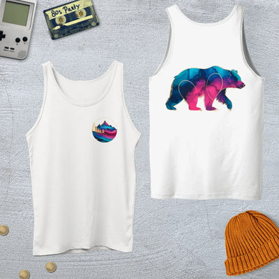 Gradient Grizzly - Tank Top - Throwback Paradise