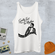 Printify Tank Top XS / White Guilty Feet - Tank Top