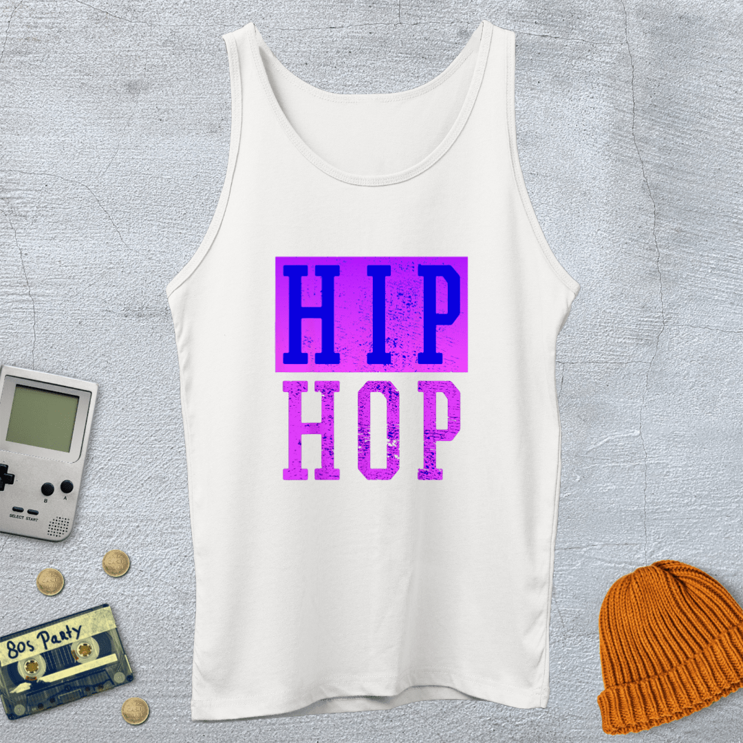 Printify Tank Top XS / White HIPHOP - Tank Top