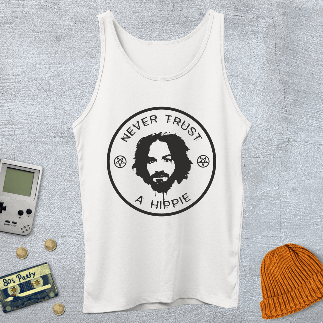 Printify Tank Top XS / White Hippie - Tank Top