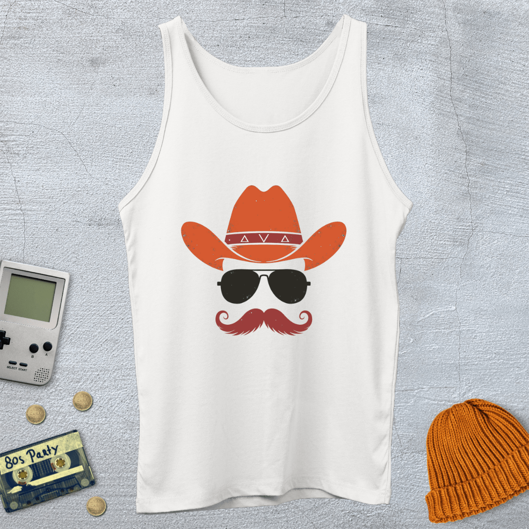 Printify Tank Top XS / White Howdy - Tank Top