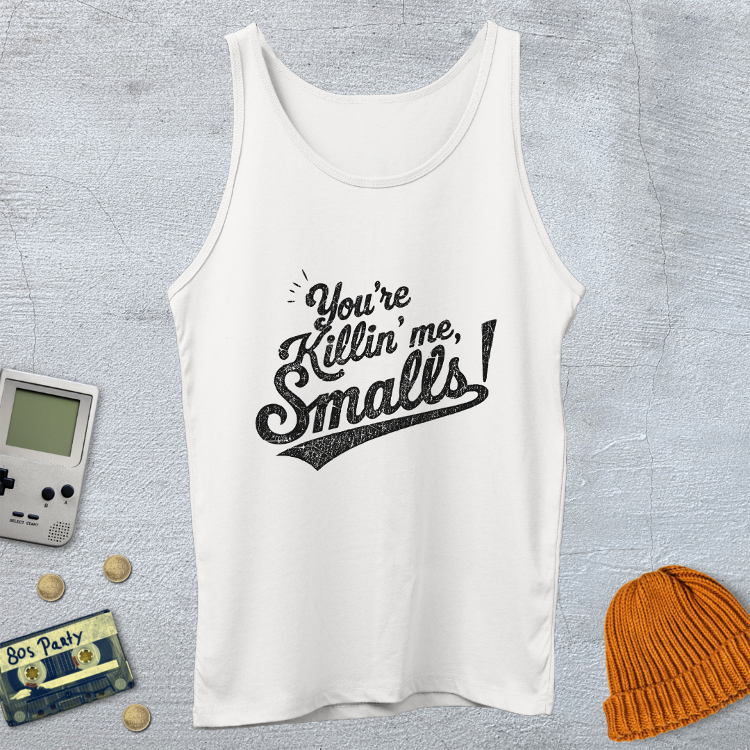 Printify Tank Top XS / White Killing me smalls - Tank Top