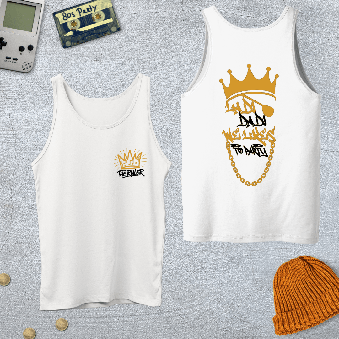 Printify Tank Top XS / White La Di Da Di - Tank Top