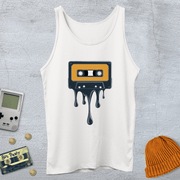 Printify Tank Top XS / White Melted Cassette - Tank Top