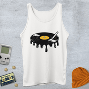 Printify Tank Top XS / White Melted Record - Tank Top
