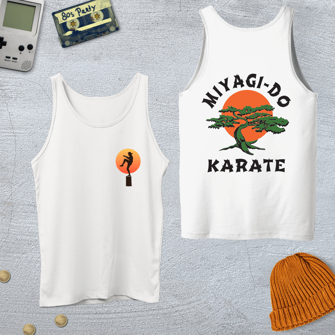 Printify Tank Top XS / White Miyagi - Tank Top