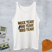 Printify Tank Top XS / White Mocking Bird  - Tank Top