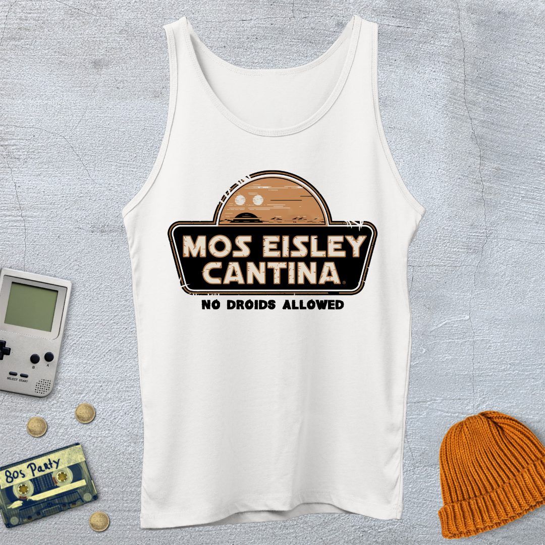 Printify Tank Top XS / White Mos Eisley - Tank Top