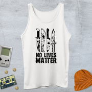 Printify Tank Top XS / White No LIves Matter - Tank Top