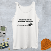 Printify Tank Top XS / White Parent Code - Tank Top