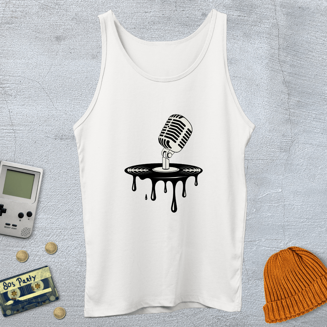 Printify Tank Top XS / White Recording artist - Tank Top
