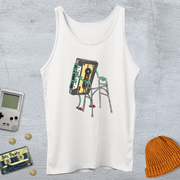 Printify Tank Top XS / White Retro Cassette - Tank Top