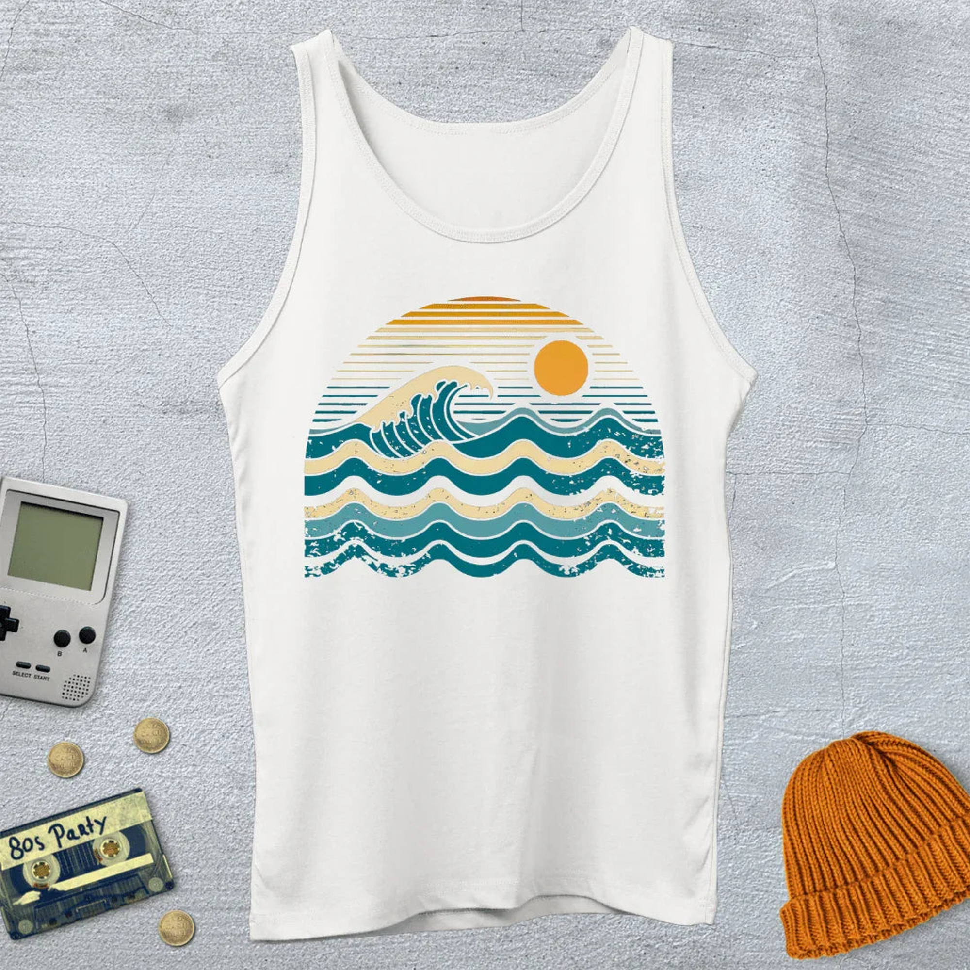 Retro Waves - Tank Top