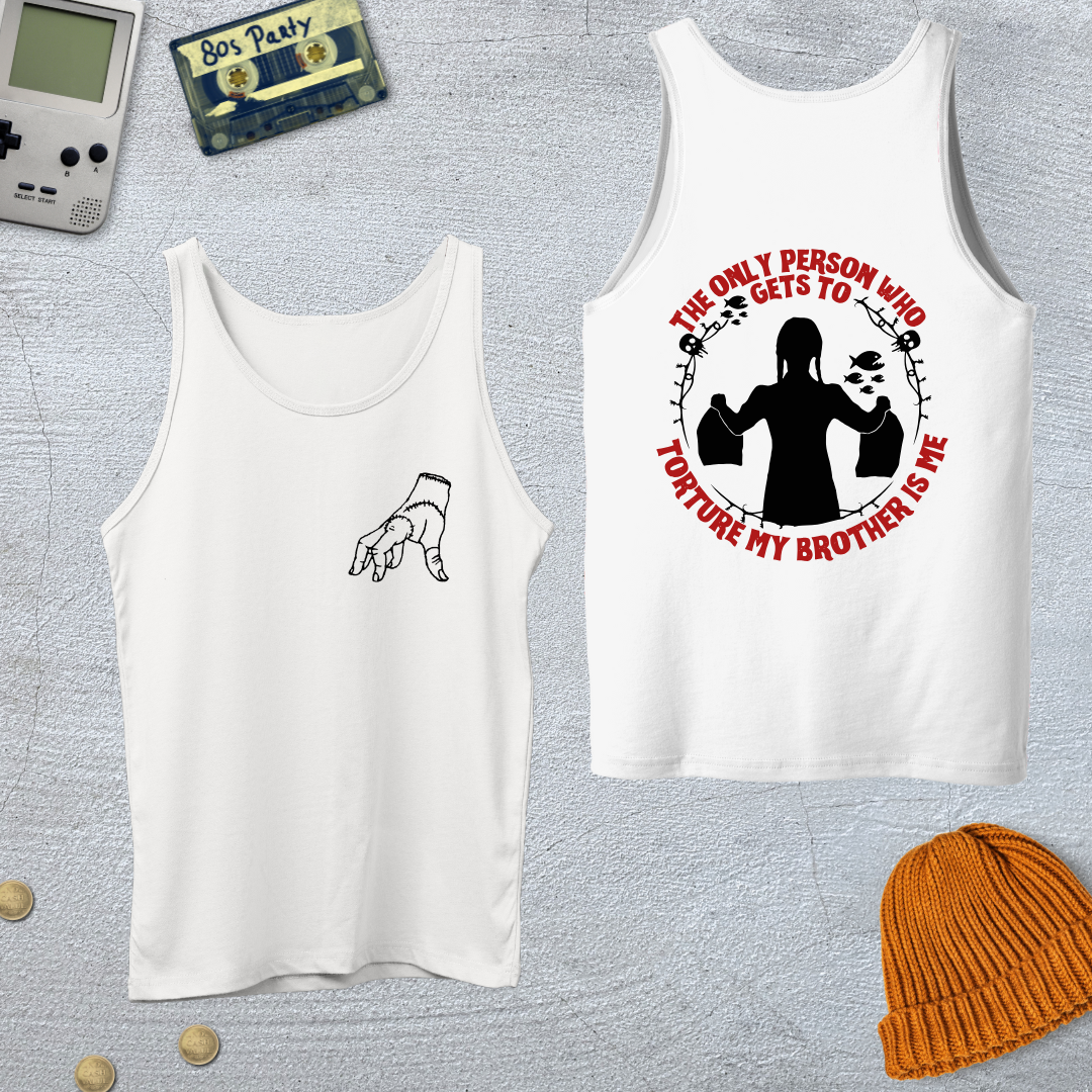 Printify Tank Top XS / White Sibling Love - Tank Top