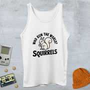 Printify Tank Top XS / White squirrels - Tank Top