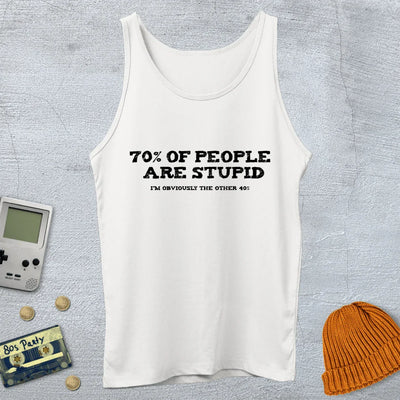 Stupid People - Tank Top - Throwback Paradise