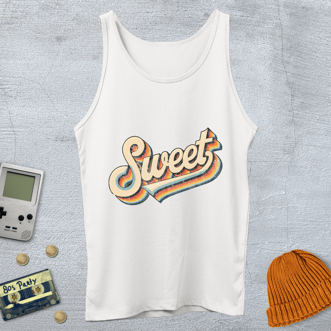 Printify Tank Top XS / White Sweet - Tank Top