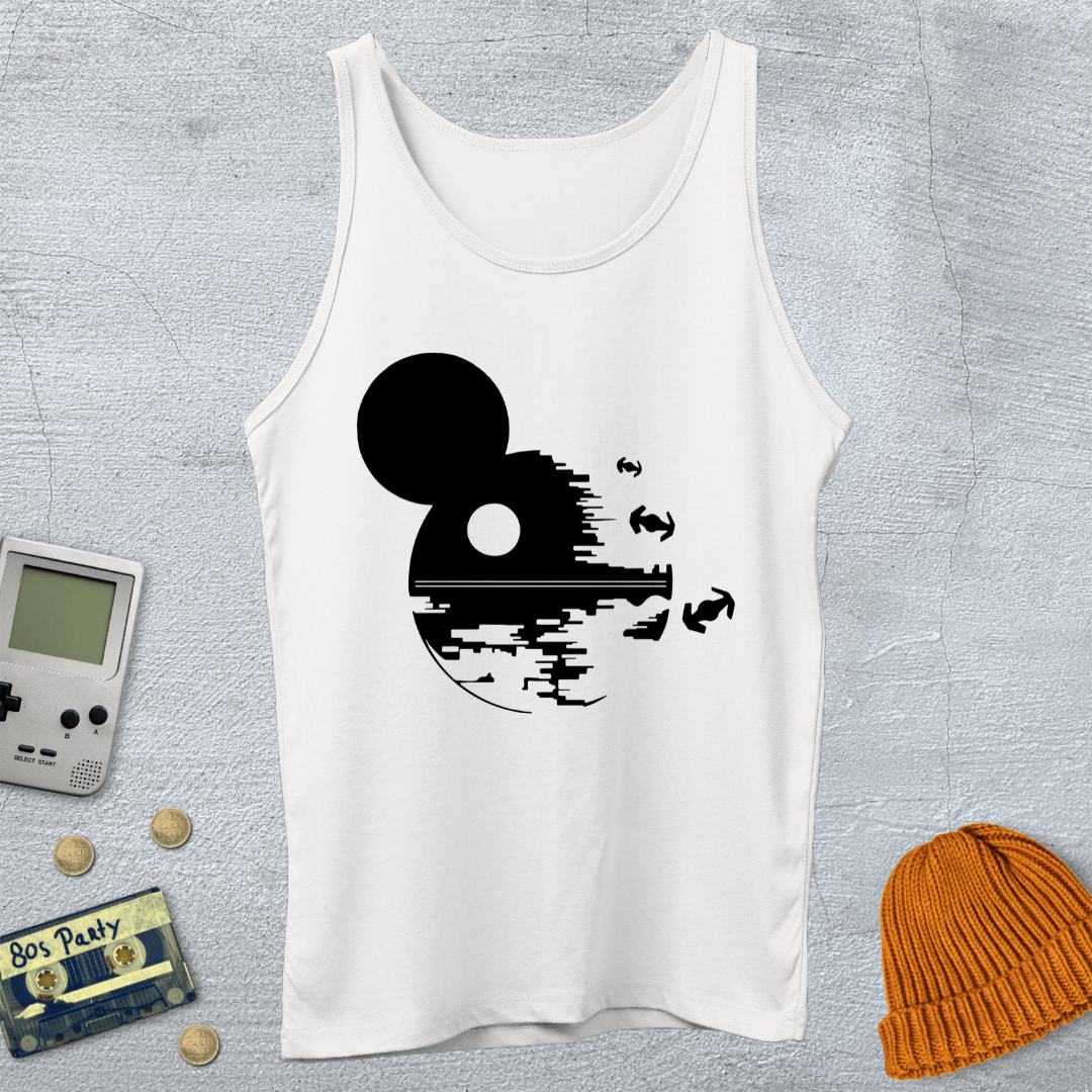 Printify Tank Top XS / White Thats no moon - Tank Top