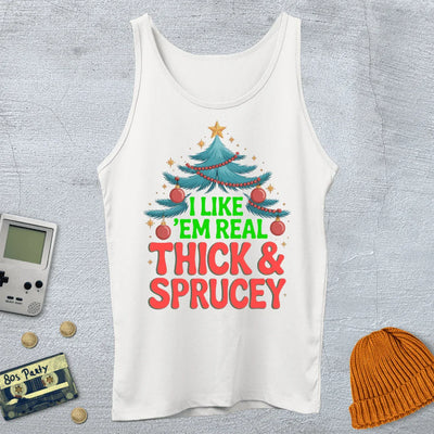 Thick and Sprucey - Tank Top - Throwback Paradise